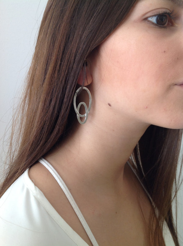 Julia-Oval Stud Earrings